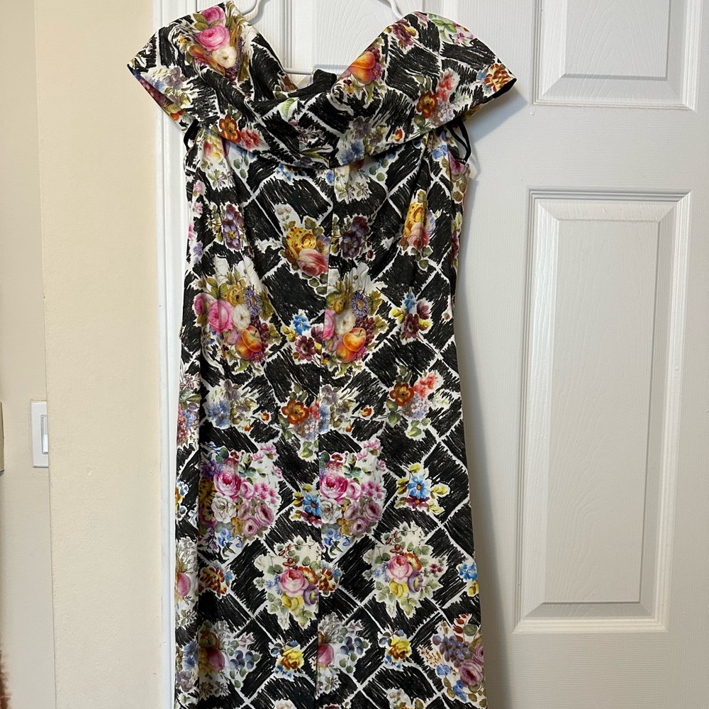 Vivienne Westwood floral dress with built-in corset
